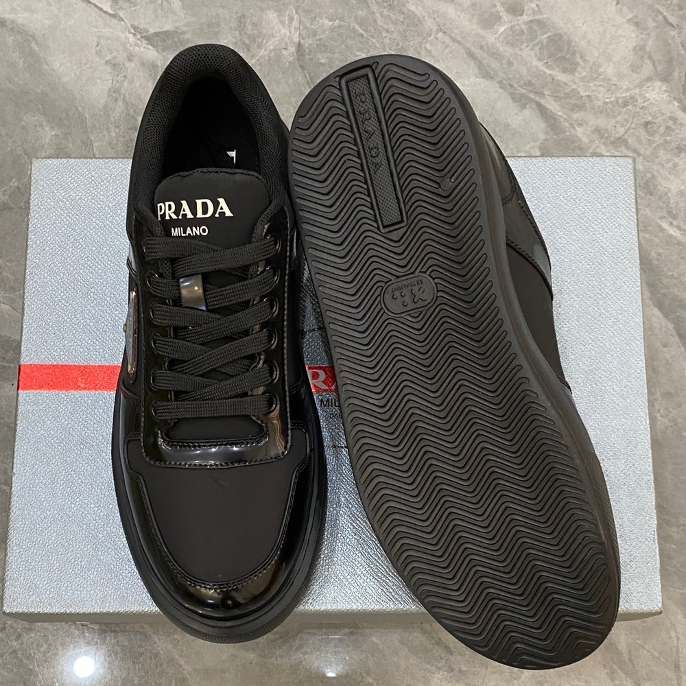 Prada Bright black sneakers for girls - Picture 3 of 3